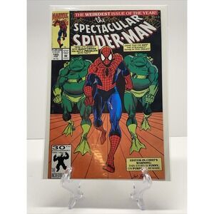 Spectacular Spider-Man#185 (February 1992 Marvel) The Weirdest Issue Of The Year